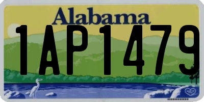 AL license plate 1AP1479