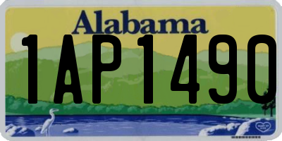 AL license plate 1AP1490