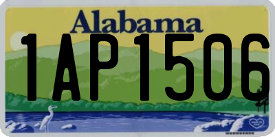 AL license plate 1AP1506