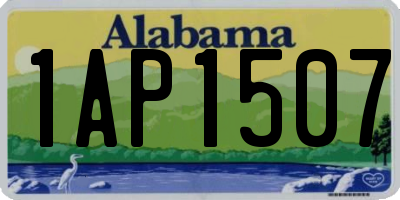 AL license plate 1AP1507