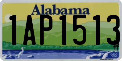 AL license plate 1AP1513