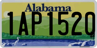 AL license plate 1AP1520