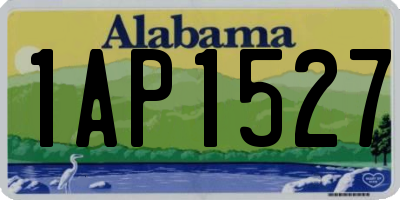 AL license plate 1AP1527