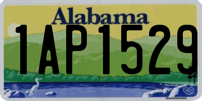 AL license plate 1AP1529