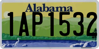 AL license plate 1AP1532