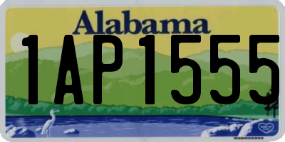 AL license plate 1AP1555