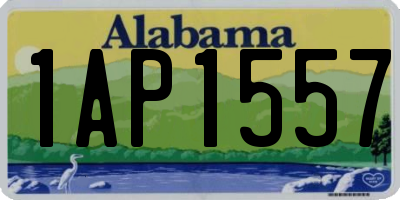 AL license plate 1AP1557