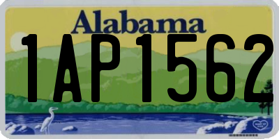 AL license plate 1AP1562