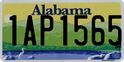 AL license plate 1AP1565