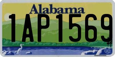AL license plate 1AP1569