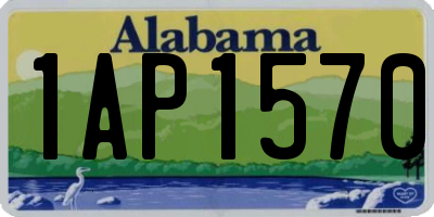 AL license plate 1AP1570