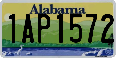 AL license plate 1AP1572
