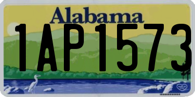AL license plate 1AP1573