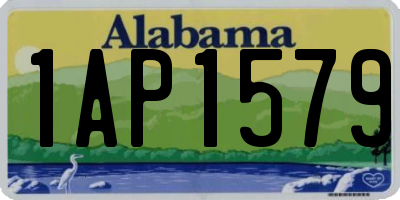 AL license plate 1AP1579
