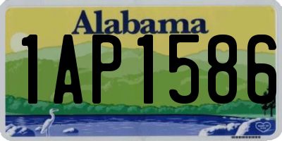 AL license plate 1AP1586