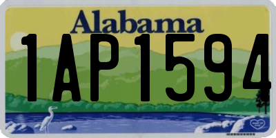 AL license plate 1AP1594