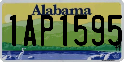AL license plate 1AP1595