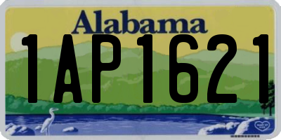 AL license plate 1AP1621