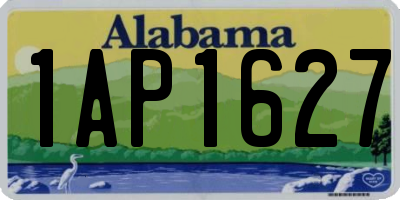 AL license plate 1AP1627