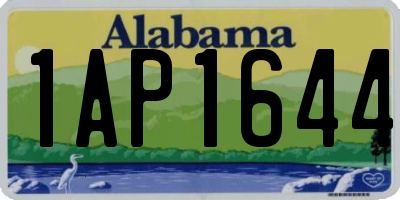 AL license plate 1AP1644