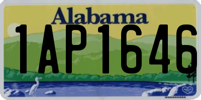 AL license plate 1AP1646