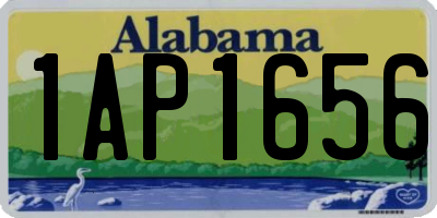 AL license plate 1AP1656