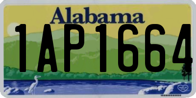 AL license plate 1AP1664