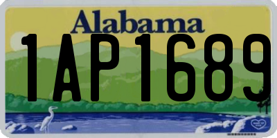 AL license plate 1AP1689