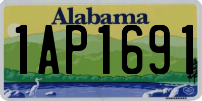 AL license plate 1AP1691