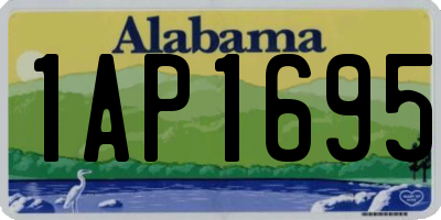 AL license plate 1AP1695