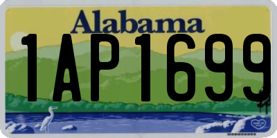 AL license plate 1AP1699