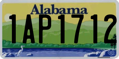 AL license plate 1AP1712