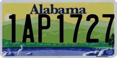 AL license plate 1AP1727