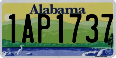 AL license plate 1AP1737