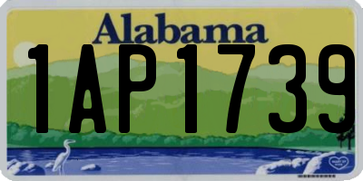AL license plate 1AP1739