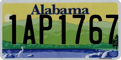 AL license plate 1AP1767