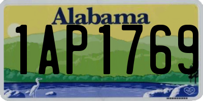 AL license plate 1AP1769