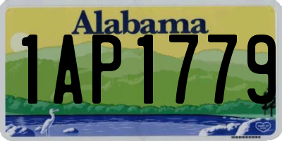 AL license plate 1AP1779