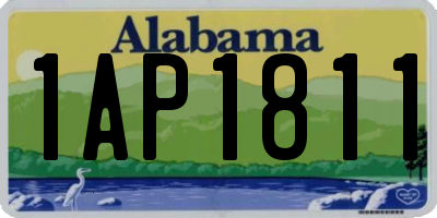 AL license plate 1AP1811