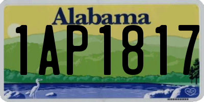 AL license plate 1AP1817