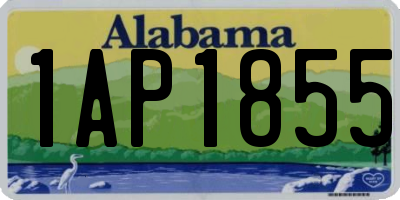 AL license plate 1AP1855