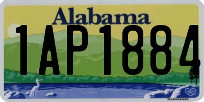 AL license plate 1AP1884