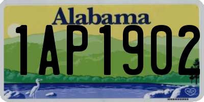 AL license plate 1AP1902