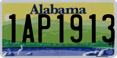 AL license plate 1AP1913