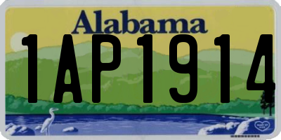 AL license plate 1AP1914