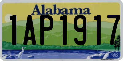 AL license plate 1AP1917