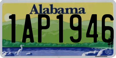 AL license plate 1AP1946