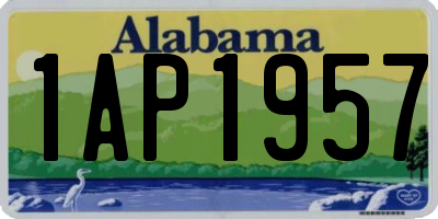 AL license plate 1AP1957