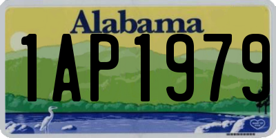 AL license plate 1AP1979