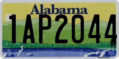 AL license plate 1AP2044